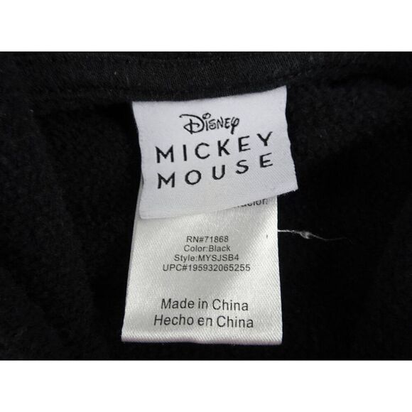 Disney Mickey Mouse Black Hoodie Sweater Size XXL - Picture 8 of 11